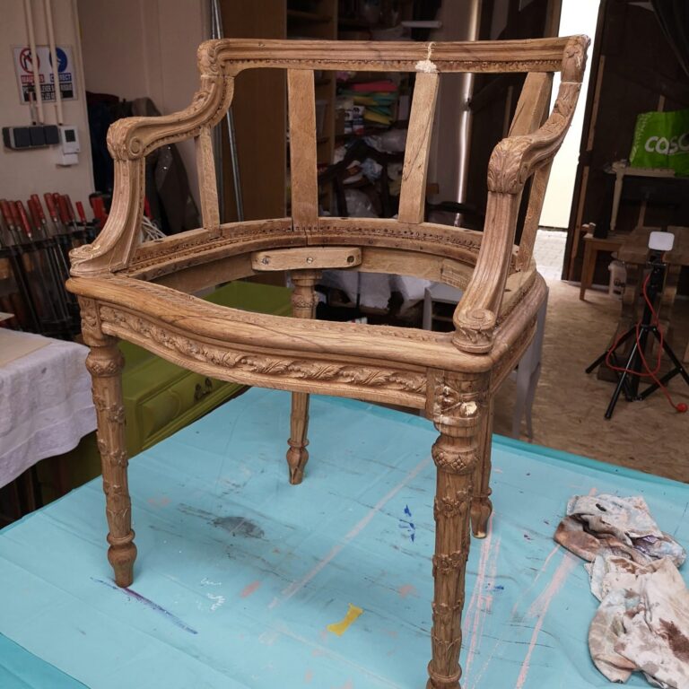 Réparation d’une chaise